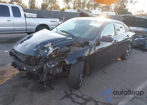 2022 Hyundai Elantra Hybrid Limited z USA, uszkodzony, nr VIN KMHLN4AJ4NU014461